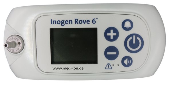 Inogen G6 ROVE Tragbarer Sauerstoffkonzentrator mit 16 Zellen  bis zu 10 Stunden Laufzeit